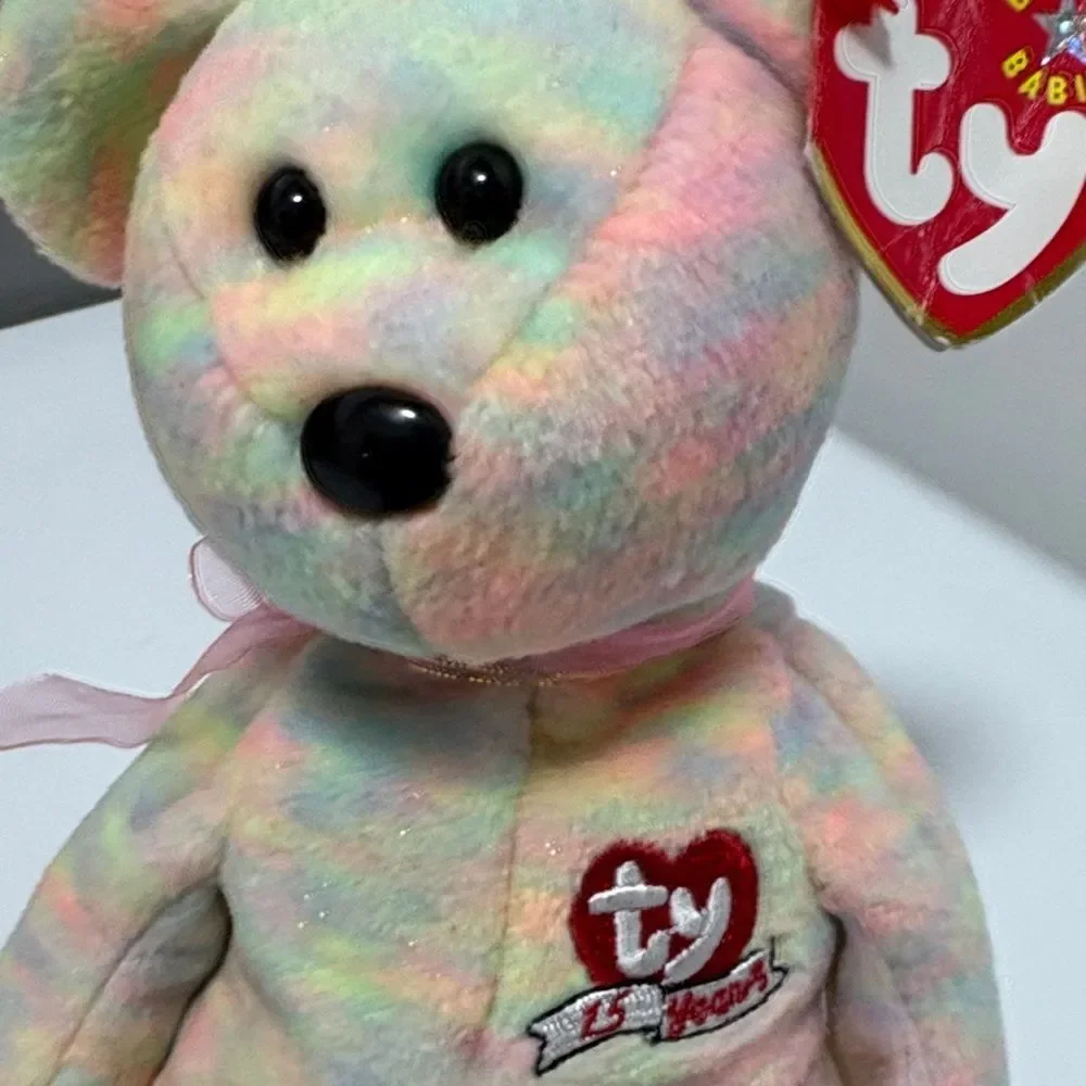 Ty Beanie Baby Celebrate the Bear DOB  March 13, 2001